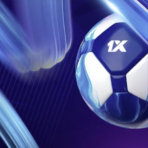Ballon de football en mouvement sur fond bleu-violet — Allemagne. Bundesliga 2026