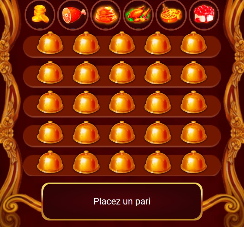 Royal Feast: 25 covered dishes and the treat bars