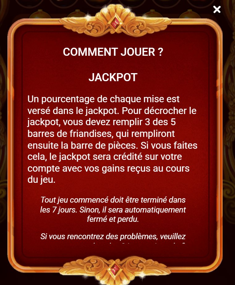 Royal Feast jackpot rule