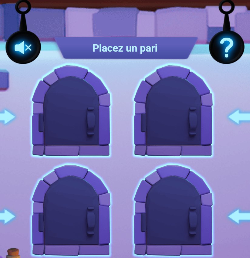 Muffins: four closed oven doors to open
