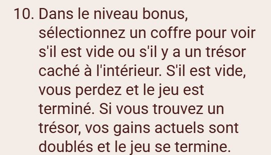 Muffins: bonus level rule with an empty chest or a treasure