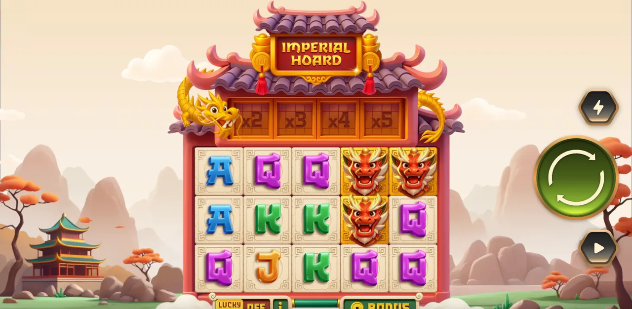 Imperial Hoard - الشبكة أثناء اللعب