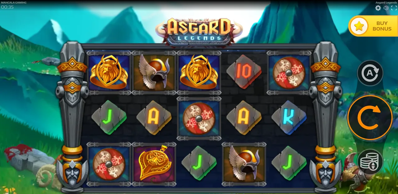 Asgard Legends - rouleaux après un tour