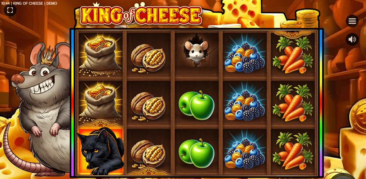 King Of Cheese - écran de jeu