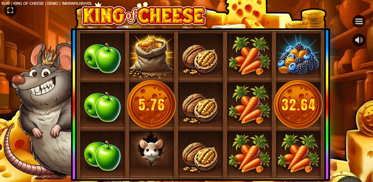 King Of Cheese - rouleaux après un tour