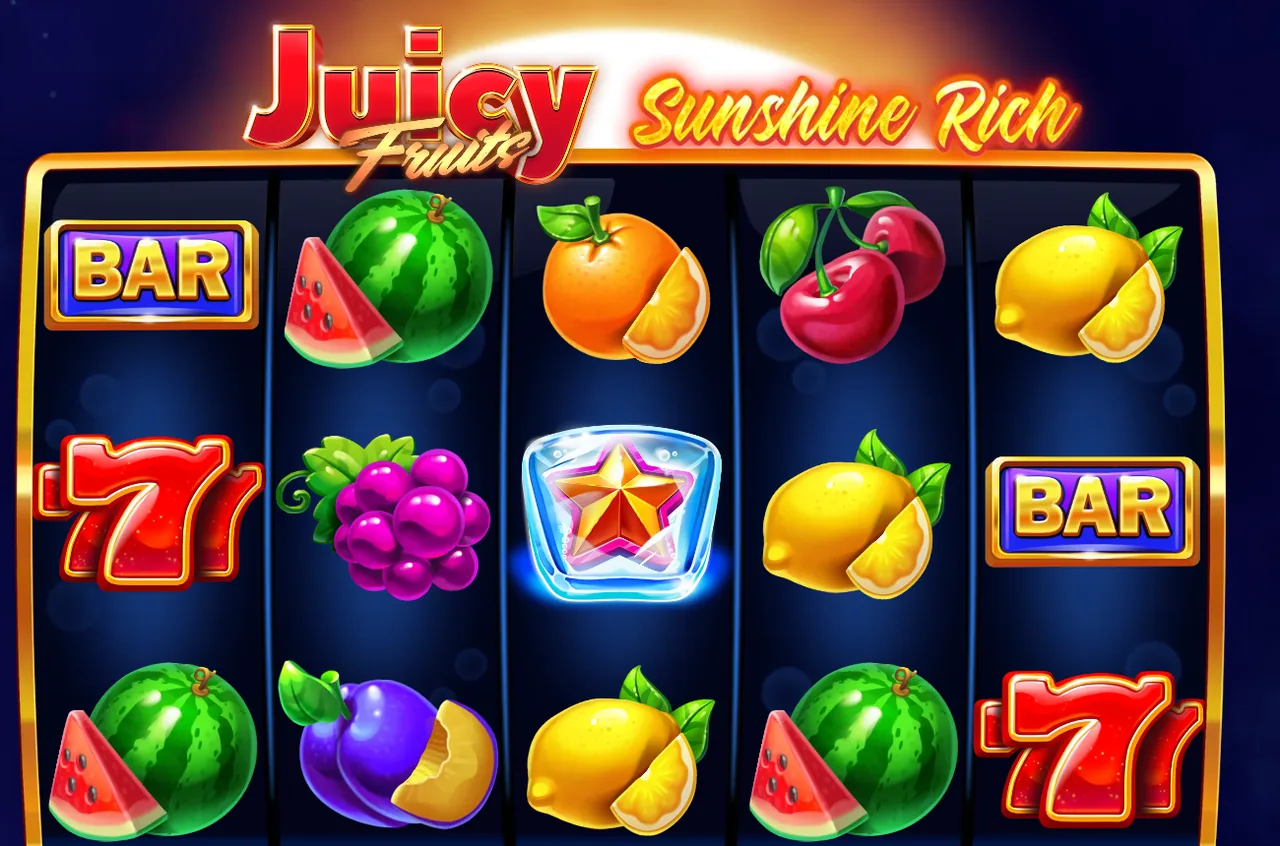 Juicy Fruits Sunshine Rich - شاشة اللعب
