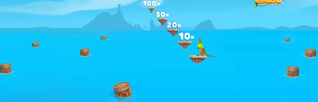Mine Island - grid during play