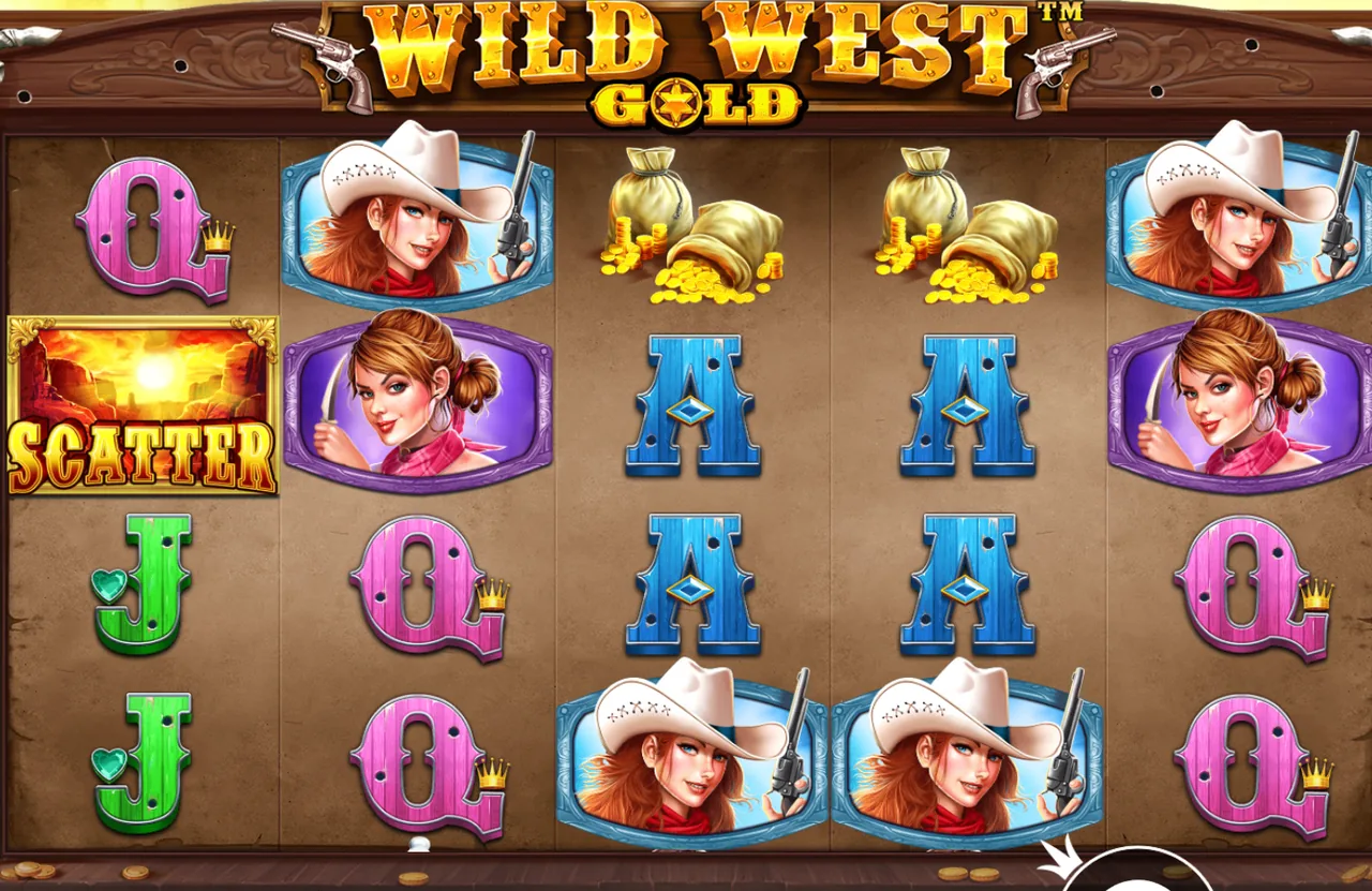 Wild West Gold™ - شاشة اللعب