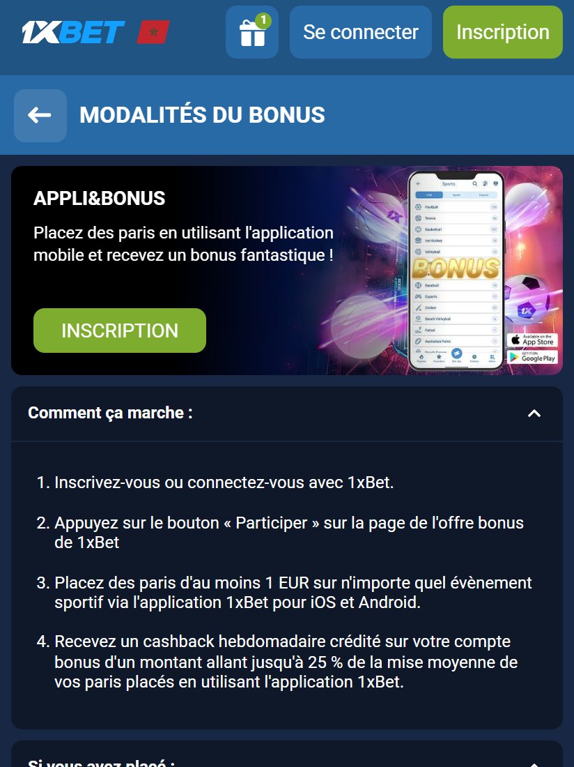 Carte de l'offre Appli&Bonus et étapes de participation