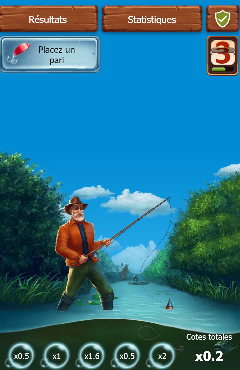 Bets being placed before a Fishing round