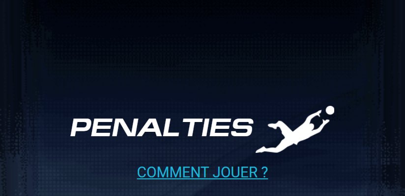 Le jeu Penalties sur 1xBet
