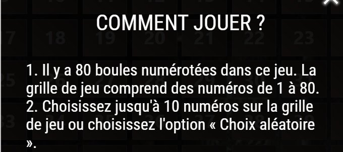 X-Keno : règles, 80 boules et dix numéros au plus