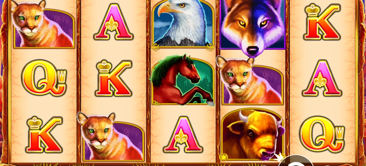 Wolf Gold™ - game screen