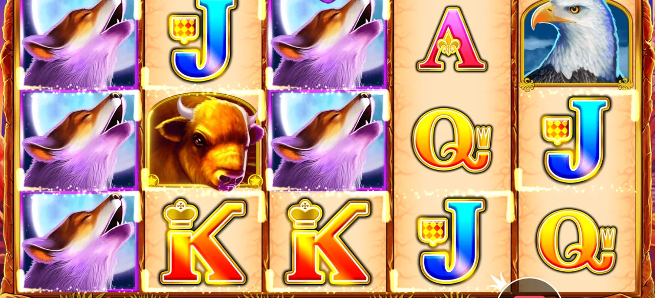 Wolf Gold™ - grid during play