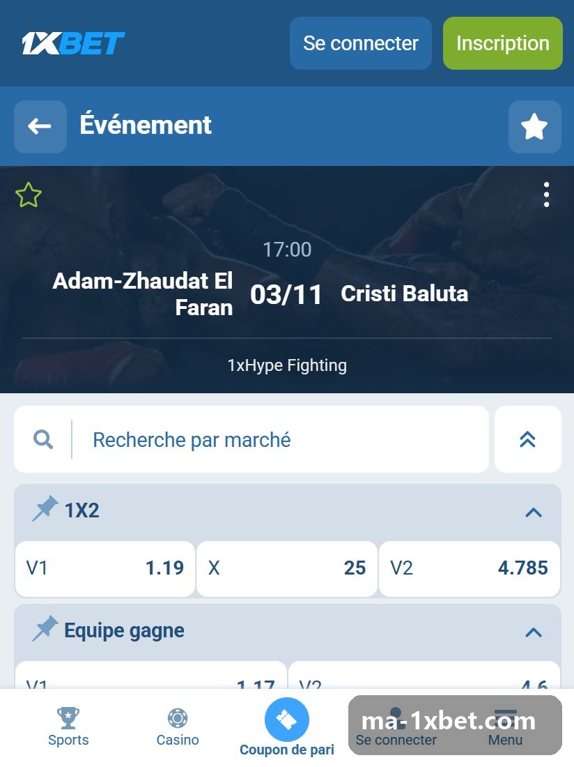 Alexey Melnikov - Danila Chizhov : en-tête du combat avec les deux boxeurs, l'heure, la date et les marchés 1X2 et Equipe gagne